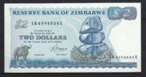 2 Dollars 1983  P 1-b  UNC