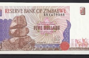 5 Dollars 1997  P 5-a  UNC