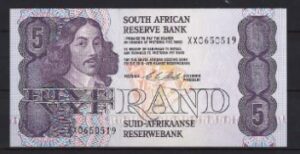5 Rand 1990-94 P 119-e UNC
