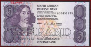 5 Rand 1990-94 P 119-e aUNC