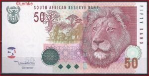 50 Rand 2005 P 130-a UNC