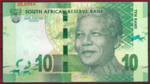10 Rand 2012 P 133 UNC