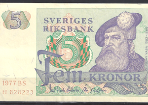 5 kronor  P51-D  1977BS  Pr