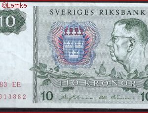 10 kronor  P52-c  1983EE  Pr-