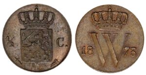 1/2 cent 1859  PR/XF