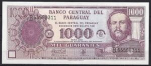 1.000 guaranies 2002  P 221  UNC