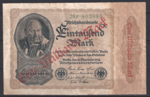 1000 mark P113-a 1922 ZFr