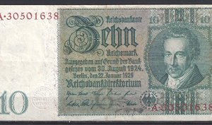 10 reichsmark  P180-a  1929  Pr-