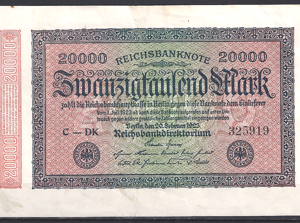 20000 mark  P85-a  1923  Pr