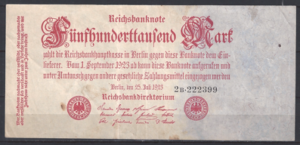 5000000 mark  P92 (2)  1923  ZFr+