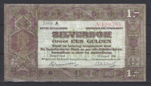 1 gulden 1920  03-1a  FR+