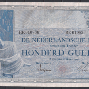 100 gulden 1926 116-3a ZFR+