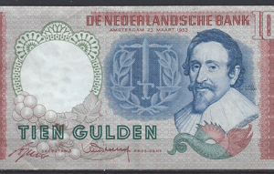 10 gulden 1953   48-1b   PR/XF+