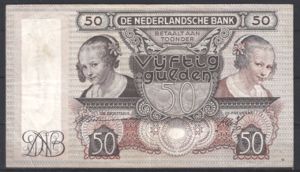 50 gulden 1941   97-1  PR/XF