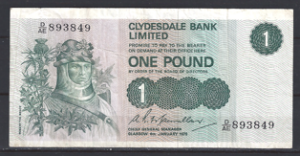 1 pound  P204-c  1975  Fr+