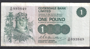 1 pound  P204-c  1975  Fr+
