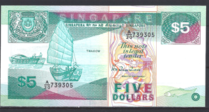 5 dollar P 35 1997 Pr+