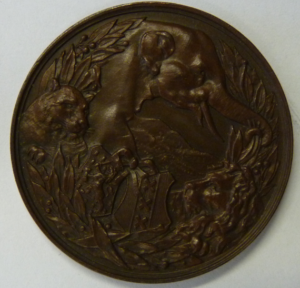 Penning 50-jarig bestaan Genootschap Natura Artis Magistra, Amsterdam 1888