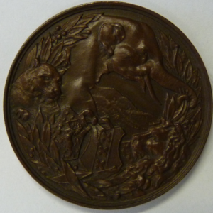 Penning 50-jarig bestaan Genootschap Natura Artis Magistra, Amsterdam 1888