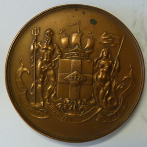 Penning 75-jarig bestaan Kon. Roei- en Zeilvereniging "De Maas"Rotterdam 1851-1926