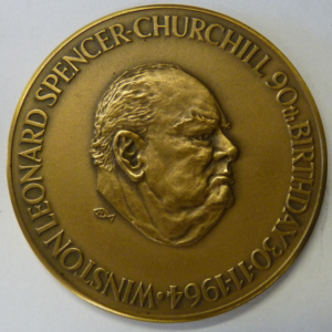 Medal 90th Birthday Winston Churchill 30-11-1964