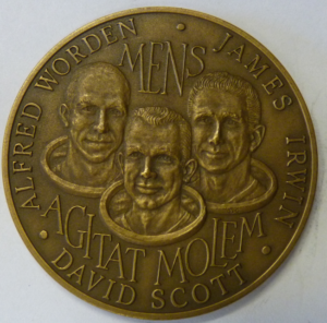 Medal 4th MoonExploration Apollo XV  1971