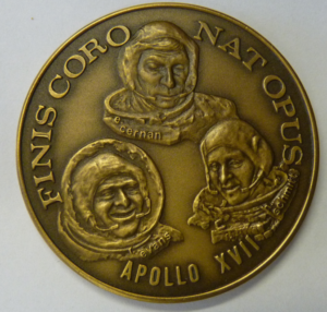 Medal Apollo XVII  December 1972