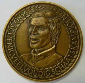 Penning Ard Schenk, veelvoudig Schaatskampioen 1972