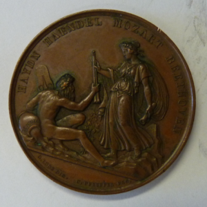 Medal Music Festival 26 en 27 mei 1833 Dusseldorf  RARE!!!