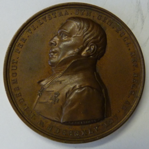 Penning 30 jaar Secr. Algemene Synode I.J. Dermout 1845