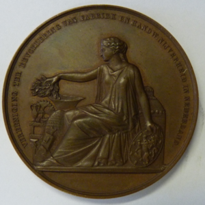 Medaille Internationale Tentoonstelling Amsterdam 1869
