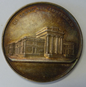 Penning opening Nieuwe Beursgebouw van Amsterdam 10 september 1845
