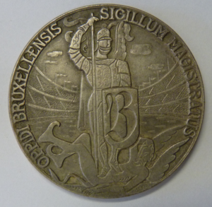Medaille "Oppidi Bruxellensis Sigillum Magistratusa" 22-5-1964
