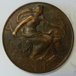 Medaille Tentoonstelling Landbouw, Nijverheid en Veeteelt te Batavia 1893