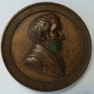 Penning Johan Willem van Vredenburch 1842