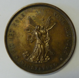 Medaille Zeeuwsche Nijverheid Tentoonstelling, Middelburg 1889