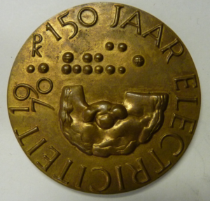 Penning 150 jaar Electriciteit 1970