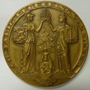 40-jarig Regeringsjubileum Kon. Wilhelmina 1898-1939