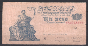 Un Peso 1947  P 257  FR
