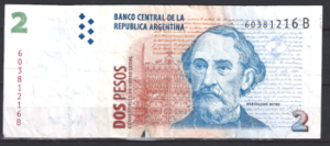 2 Pesos 2002 P 352 FR