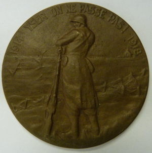 Belgium 1914-1918  WW1 "Yzer op ne Passe Pas!"