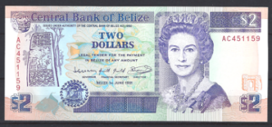 2 Dollars 1-6-1991 P 52-b UNC