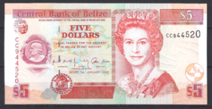 5 Dollars 1-1-2002 P 61-b UNC