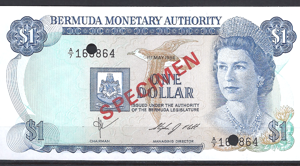 1 Dollar 1984  P 28-Specimen  aUNC