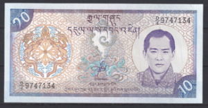 10 Ngultrum 2000 P 22 UNC