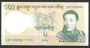 20 Ngultrum 2006  P 30-a  aUNC