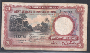 20 Shillings 1953  P 10-a  FR