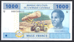 CAS 1.000 Francs 2002 Cameroun P 207U UNC