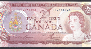 2 Dollars 1974  P 86-a  PR/XF+