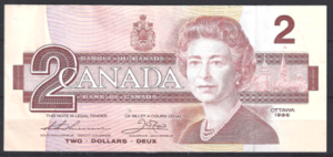 2 Dollars 1986  P 94-b  ZFR